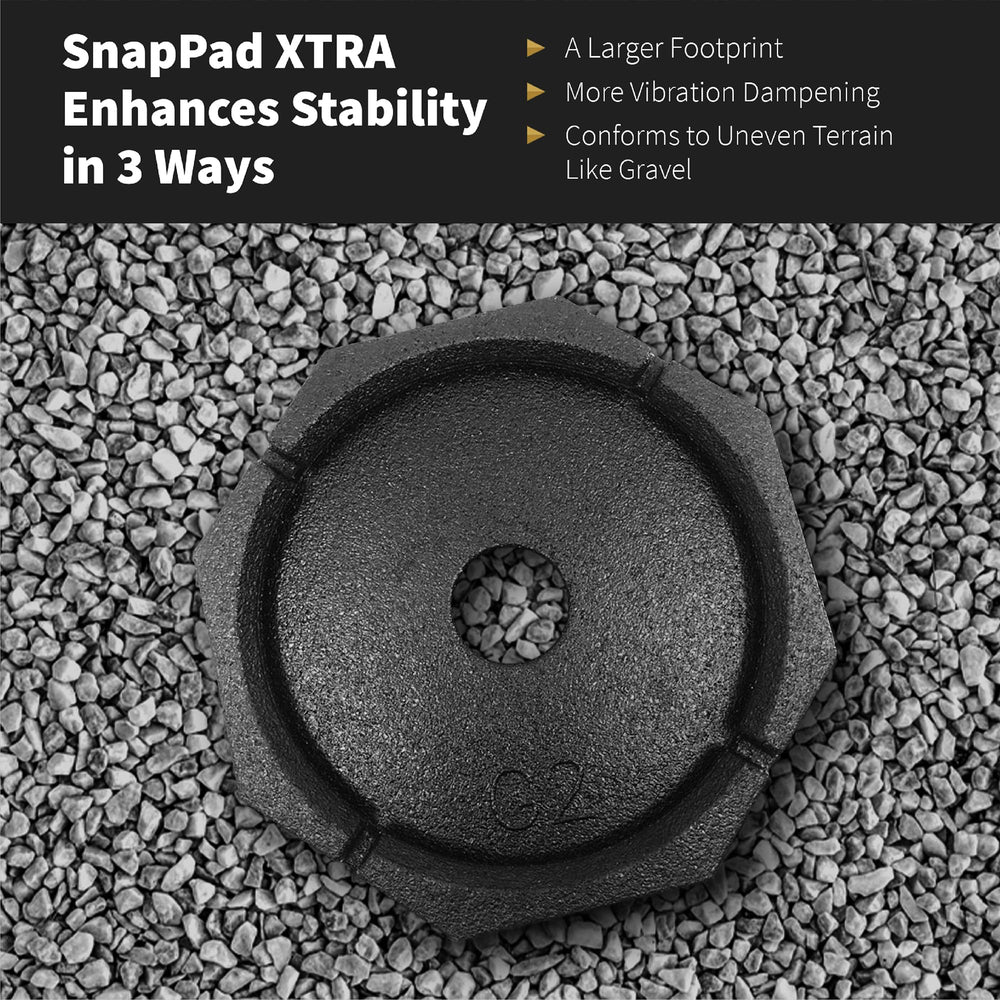 SnapPad packaging and label showing made in USA durability assurance