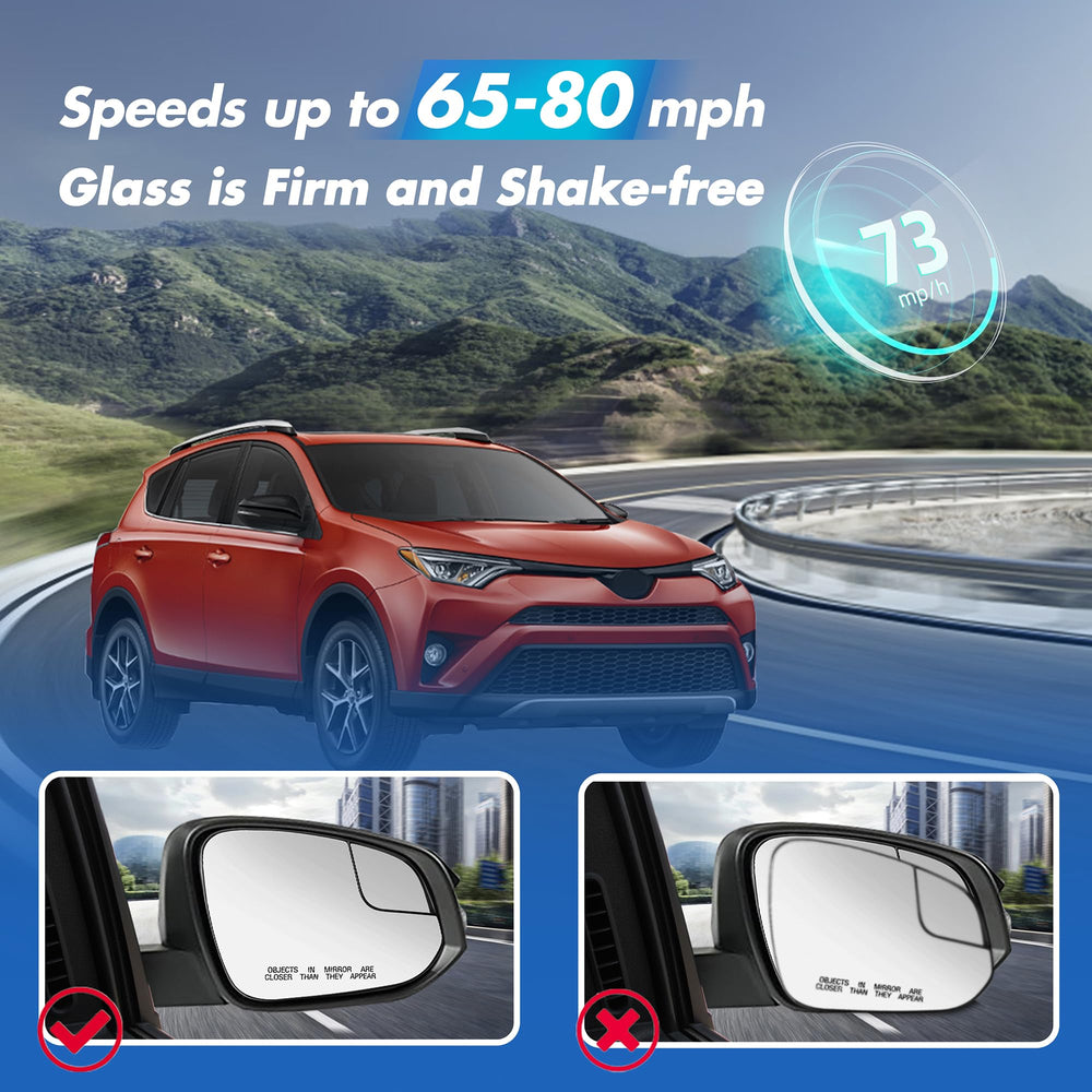 SNEMEEY installed on Toyota RAV4 passenger side improving visibility