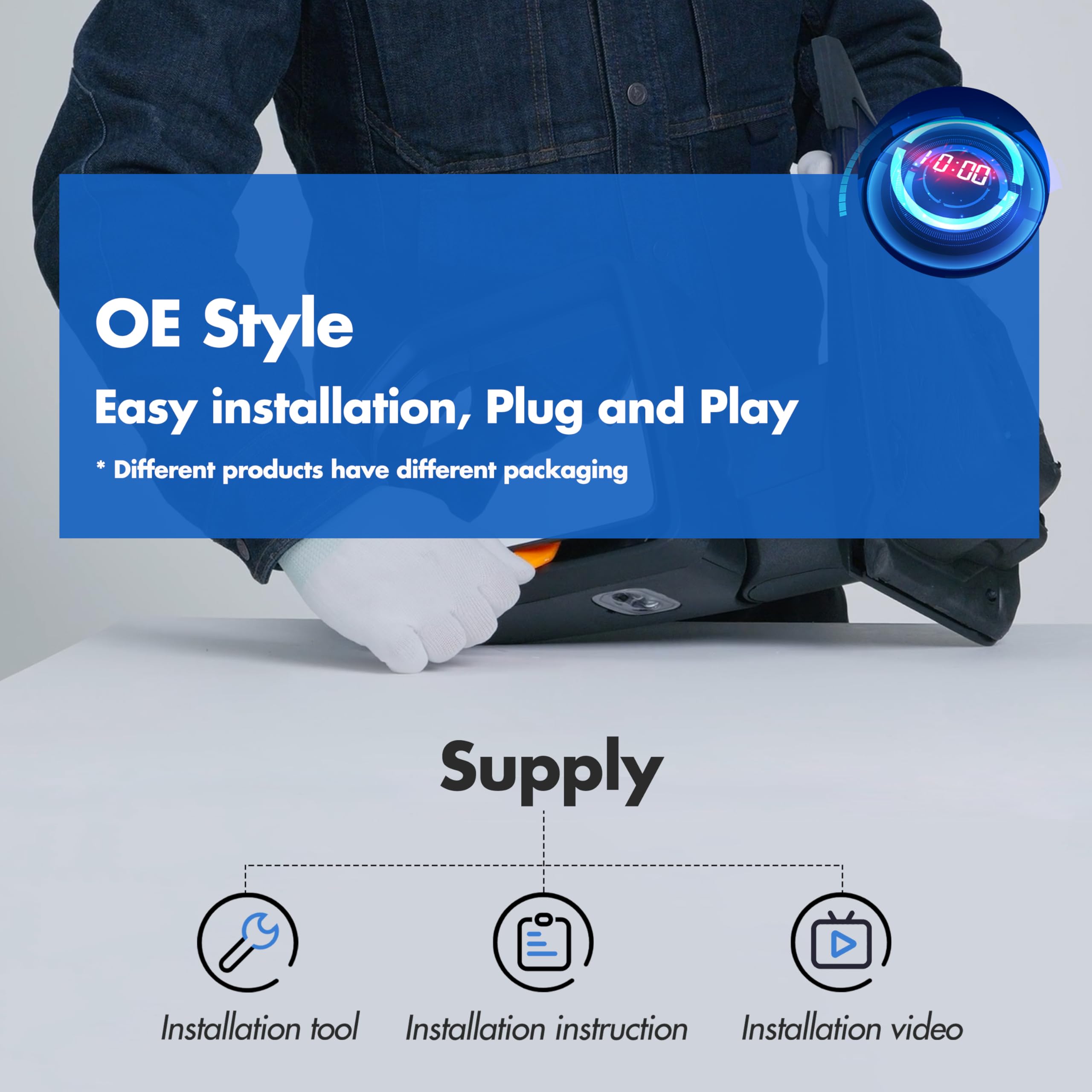 SNEMEEY packaged kit with tool and instructions for straightforward install