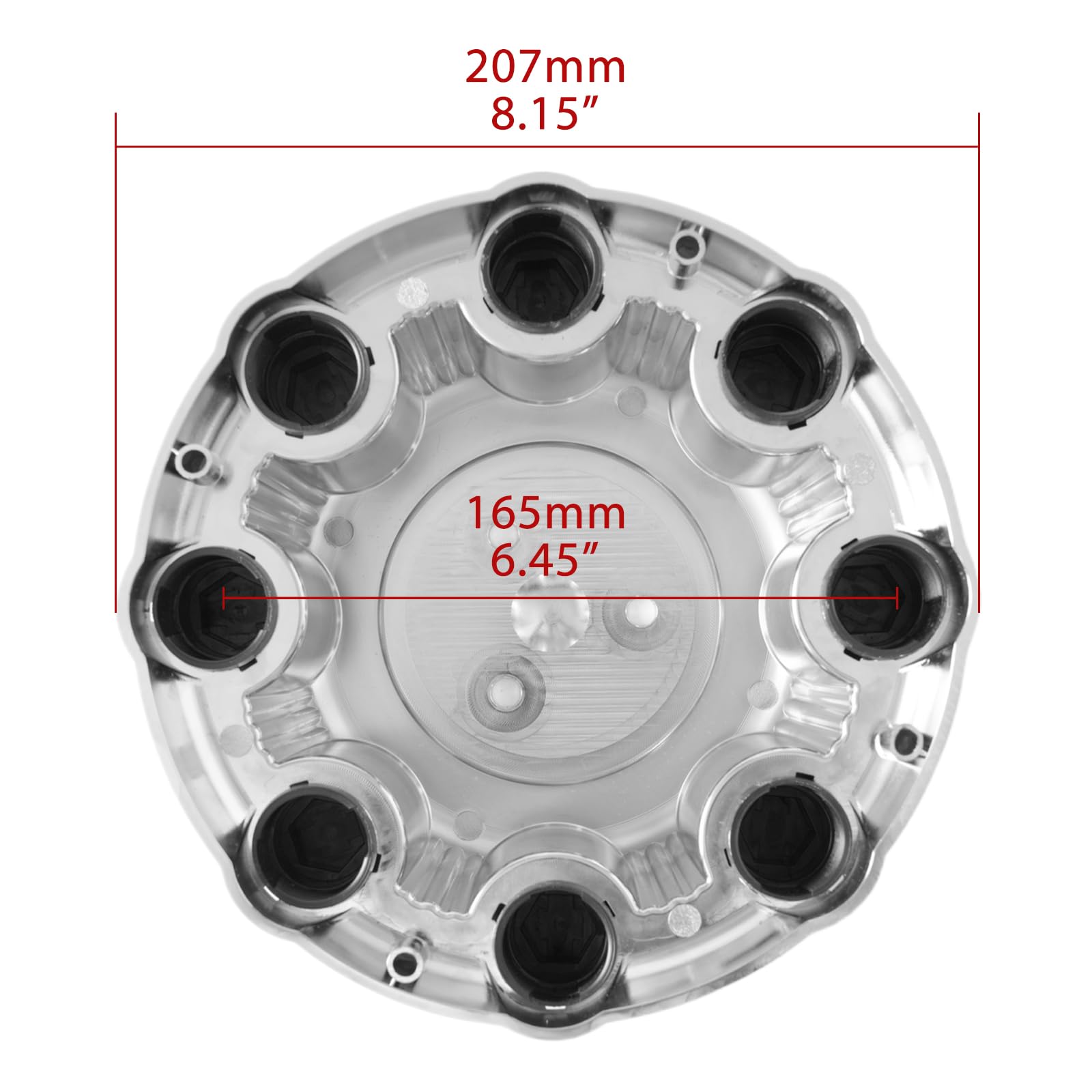 snobli center cap on truck wheel in driveway showing refreshed vehicle look