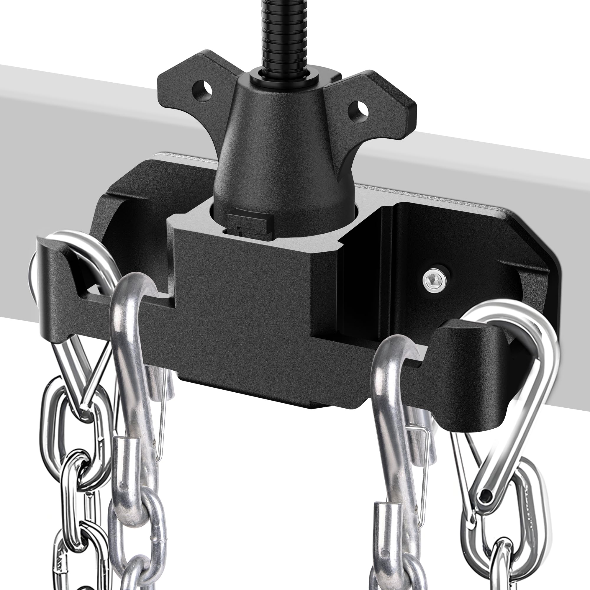 SnowyFox front view showing plug holder and neat organization benefit