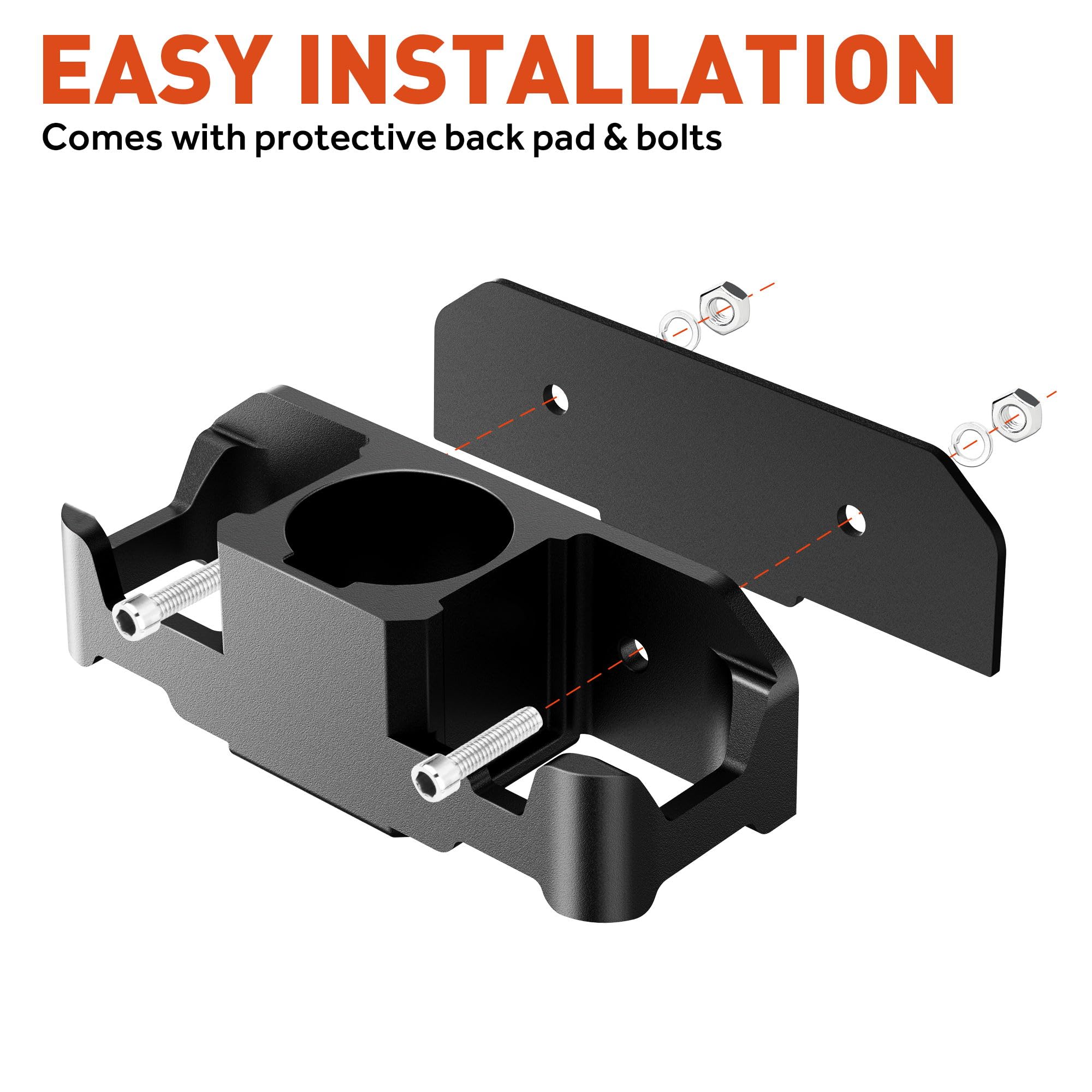 SnowyFox wiring routed through storage holes reducing tangles and wear