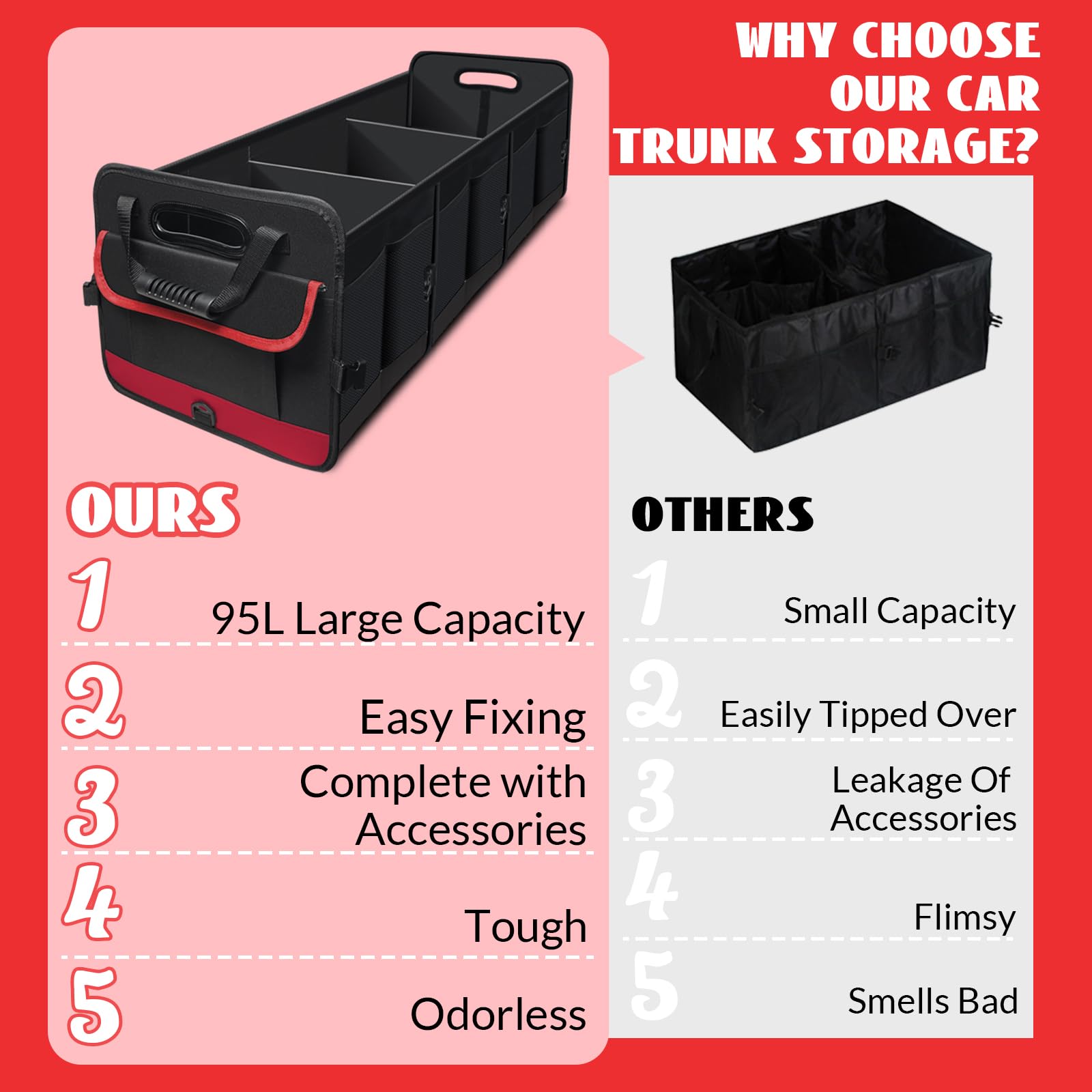 Snuopfy detail of accessory pockets and base plates for organized small-item storage