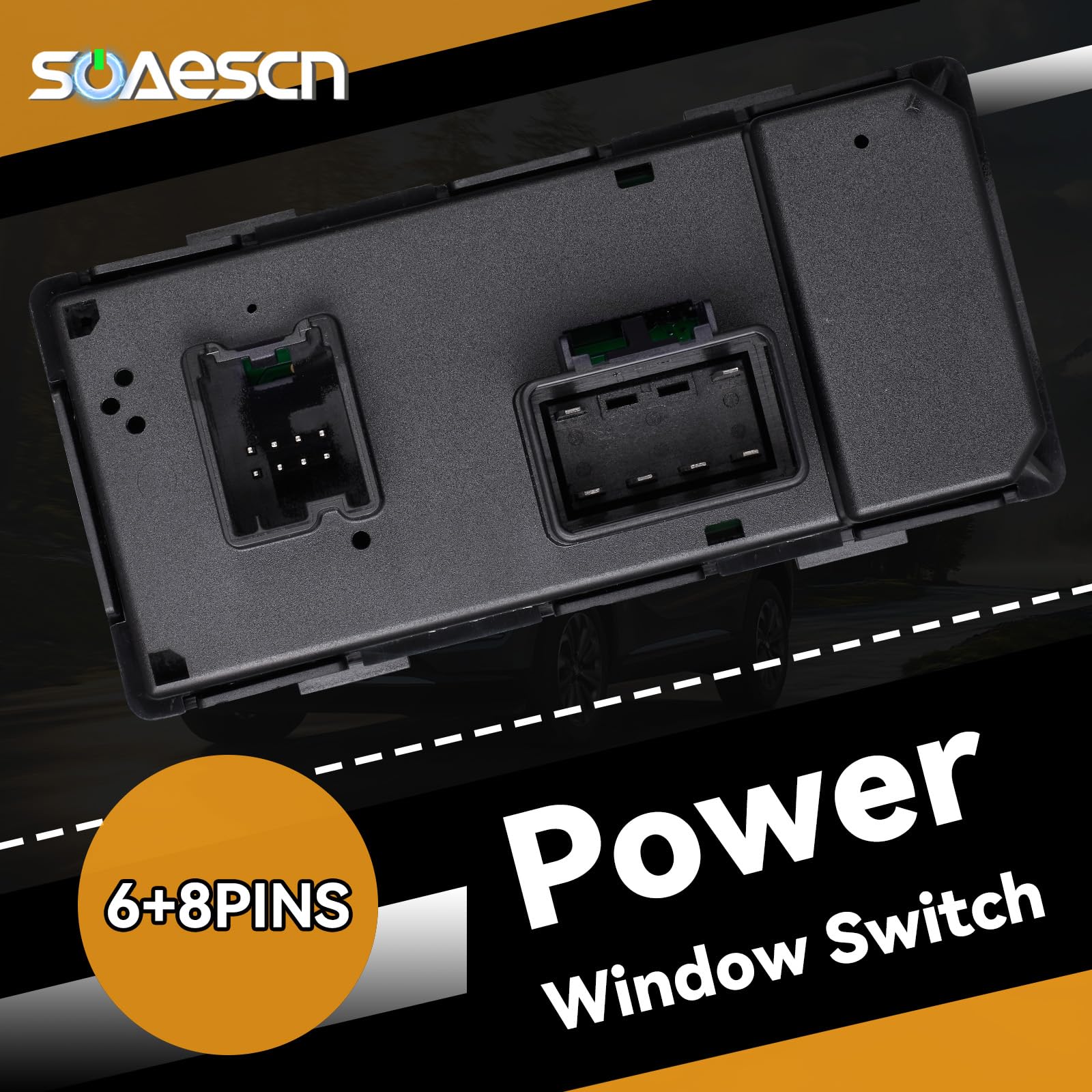 SOAESCN side profile shows mounting tabs for secure, correct alignment