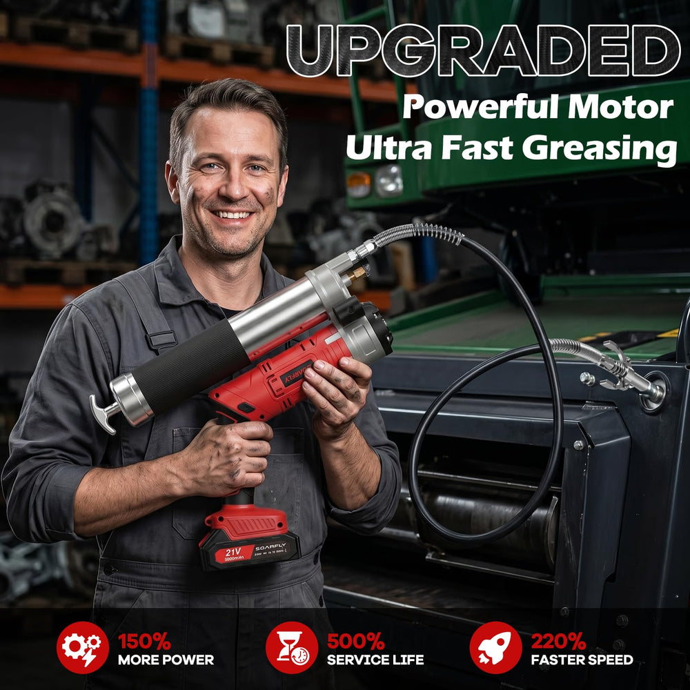 SOARFLY flexible 39.4 inch hose reaching tight grease fitting for access