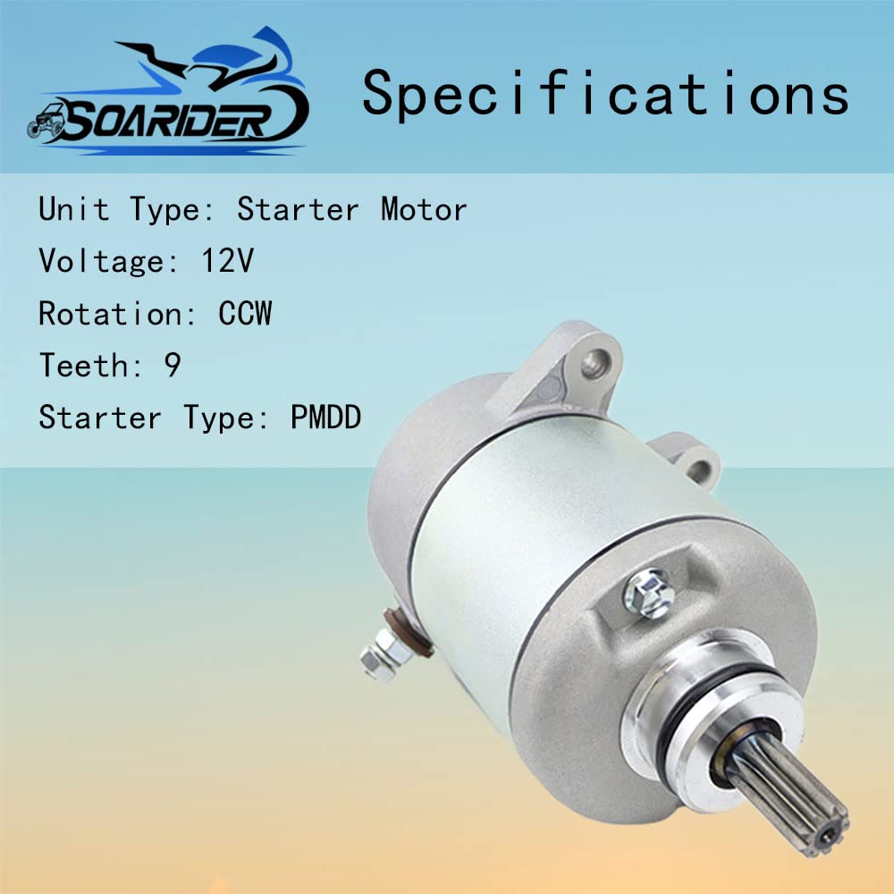 Soarider starter installed in Honda Rancher demonstrating fitment