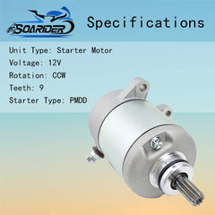 Soarider starter installed in Honda Rancher demonstrating fitment