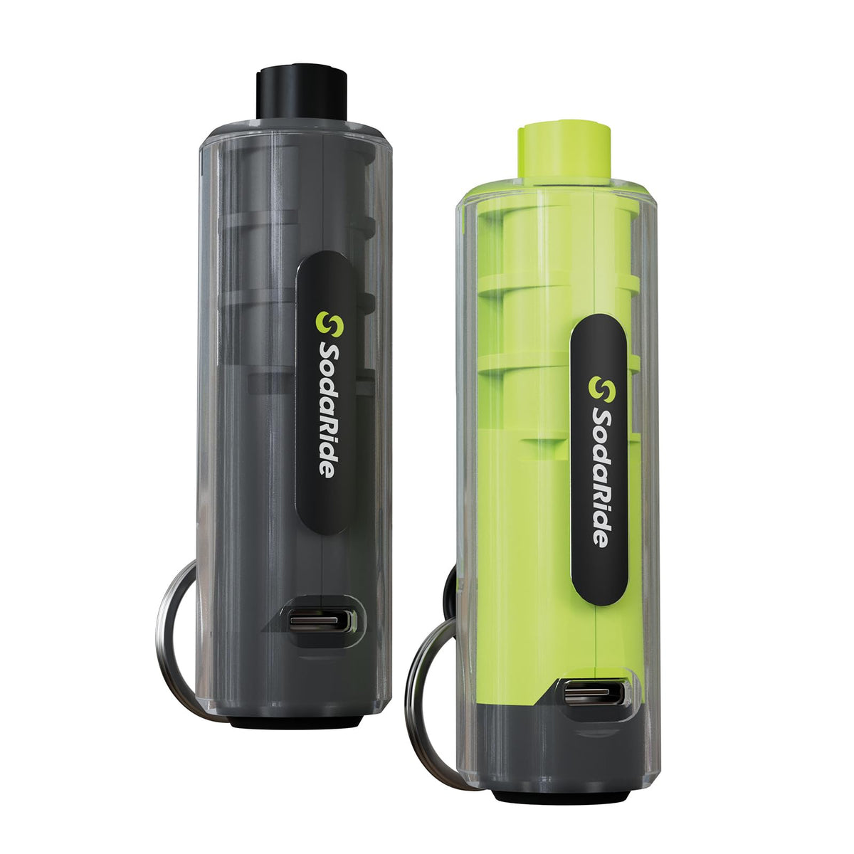 SodaRide front view of 2-pack tool showing compact rescue design and portability