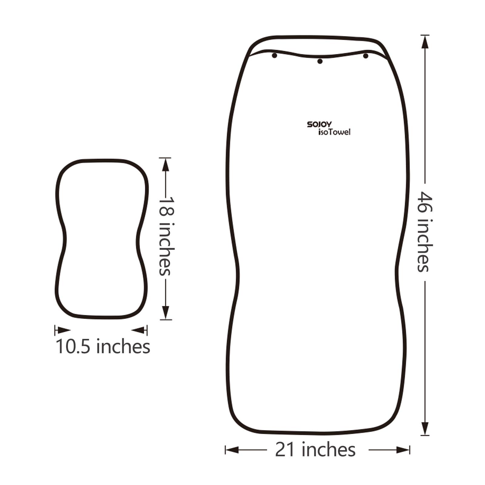Sojoy microfiber close-up showing absorbent texture and quick-dry benefit
