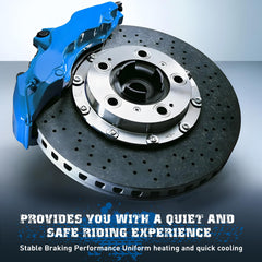 SOLLON pad slotting and shim detail illustrating noise reduction benefit