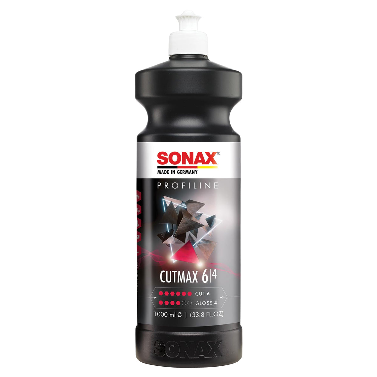SONAX CutMax front label showing product identity and volume