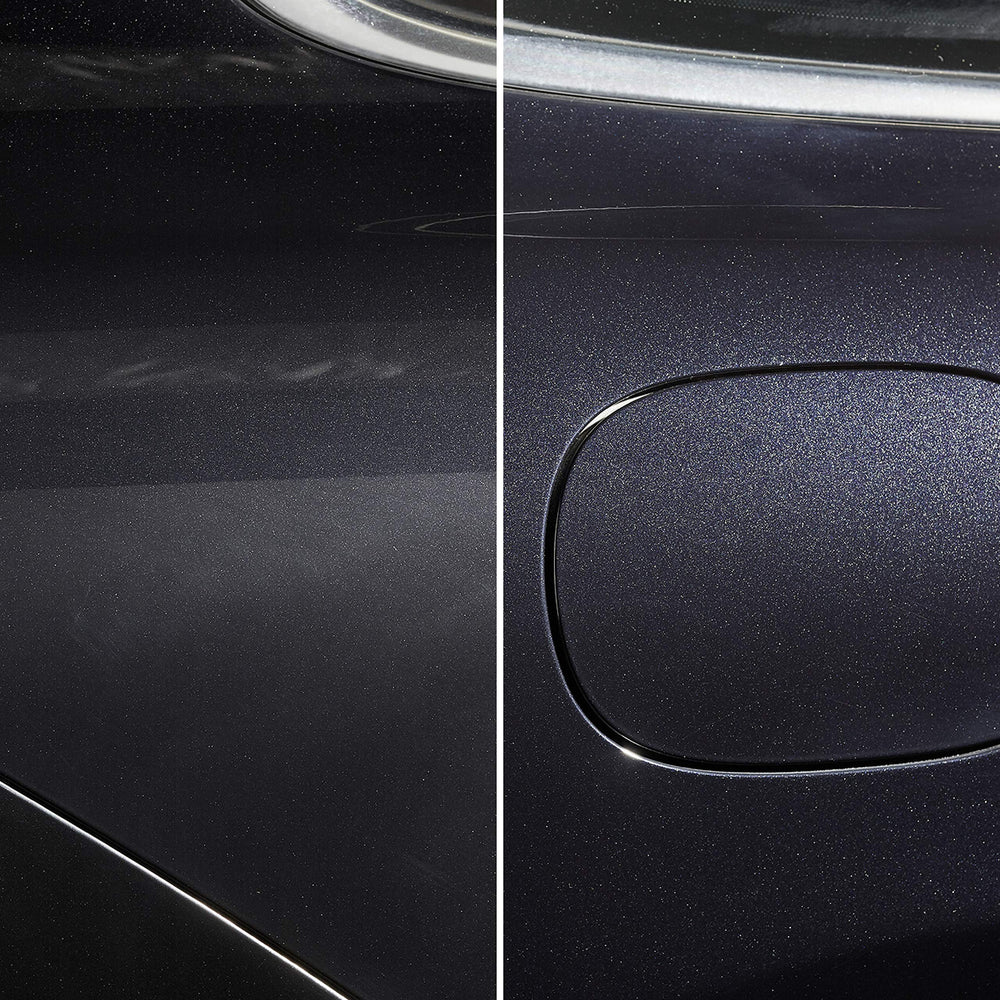 SONAX label detail with directions and safe, silicone-free formulation benefit