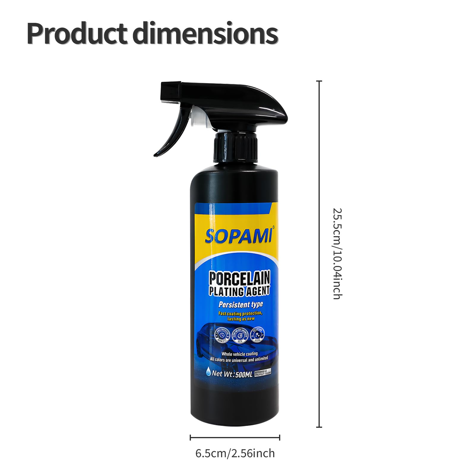 SOPAMI nozzle close-up spraying mist for precise, low-overspray coverage