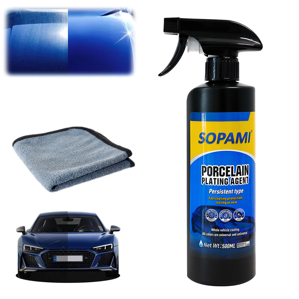 SOPAMI front spray bottle showing label and easy-grip design for quick application