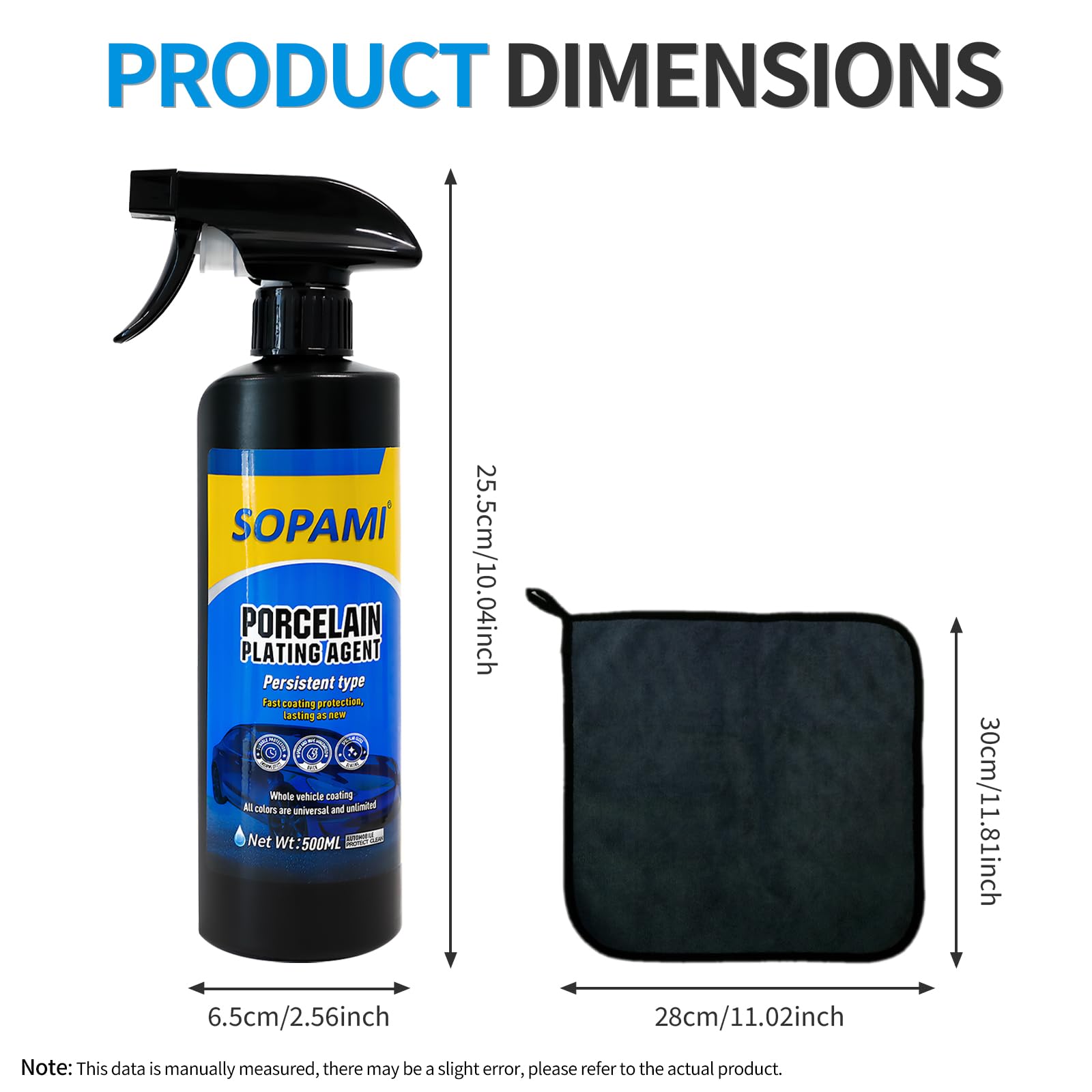 SOPAMI spray action close-up demonstrating quick application and coverage