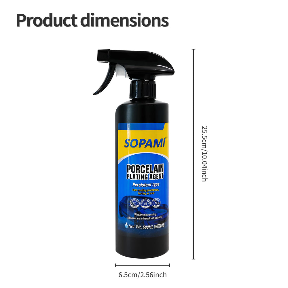 SOPAMI spray nozzle close-up illustrating ergonomic trigger for precise application
