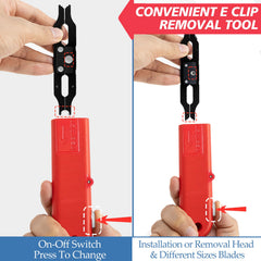 Sopnom sorted box of 350 E-clips displaying organized sizes for fast selection