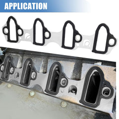 Sorello gasket installed on intake manifold illustrating fitment and improved seal for smoother idle