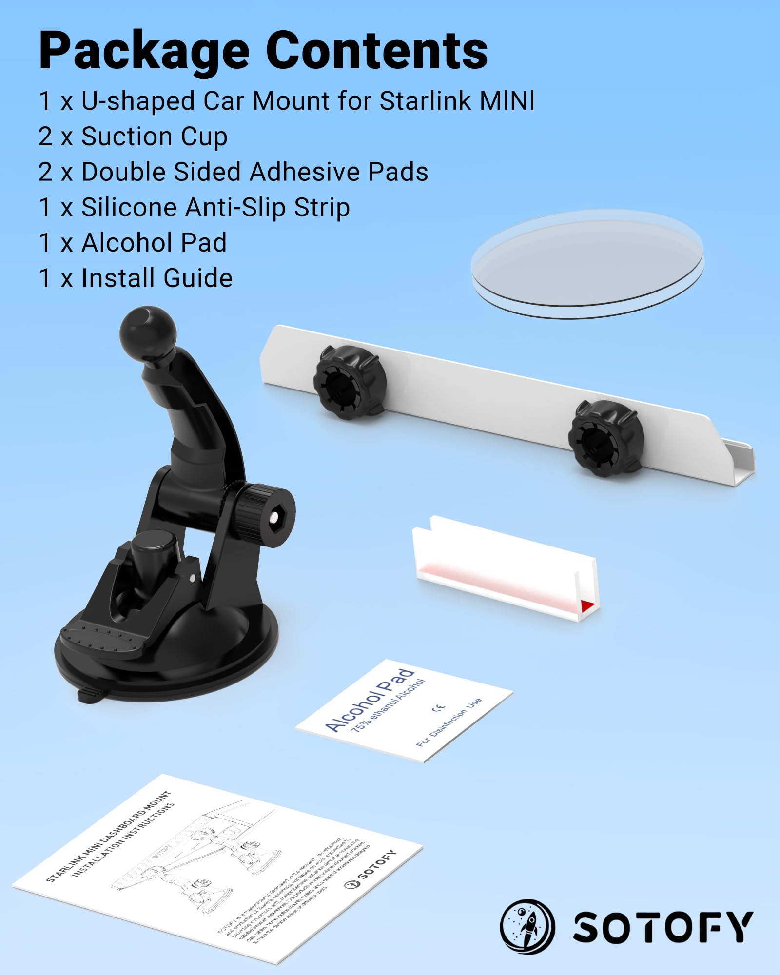 SOTOFY mount in a roadtrip setting showing durable, travel-ready design benefit