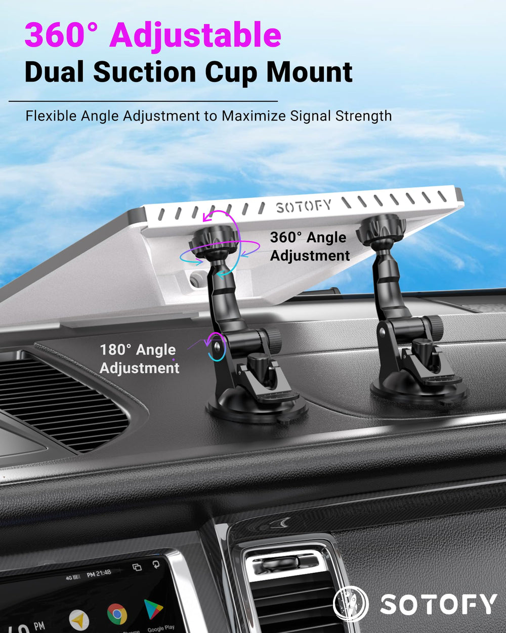 SOTOFY U-shaped foam-lined metal bracket close-up protecting device finish