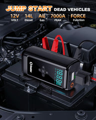 Soulor clamps and USB ports close-up, highlighting safe connections and device charging