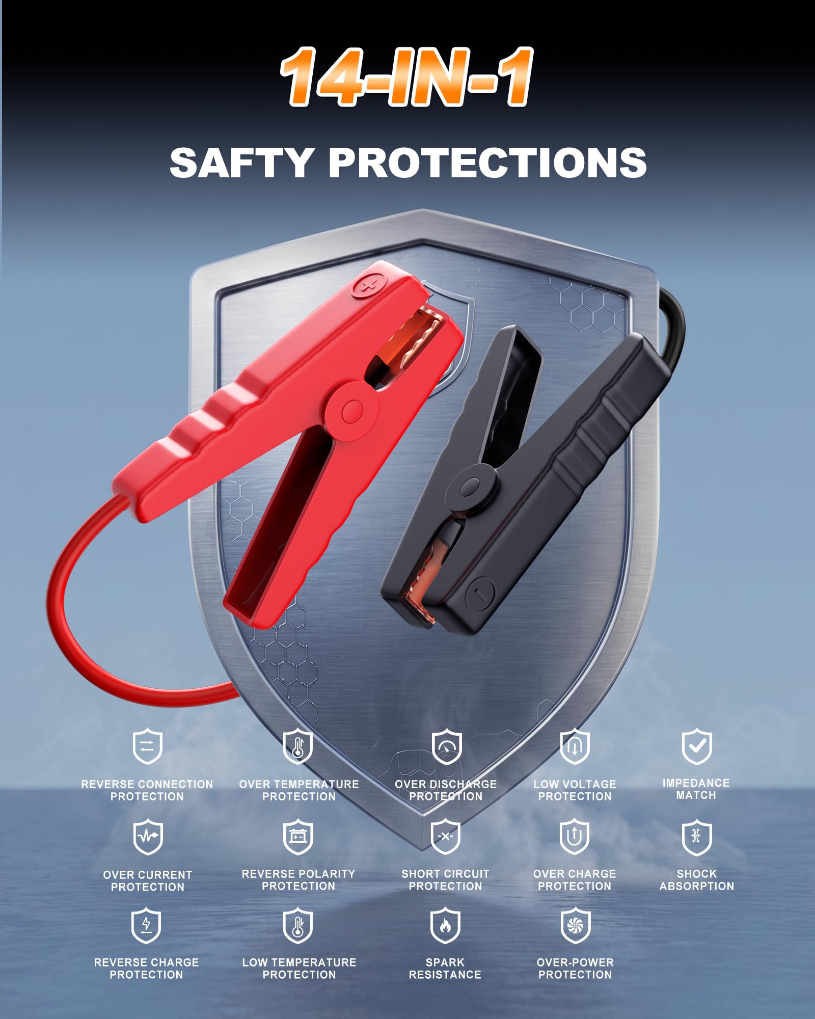 Soulor label showing operating temperature range, built for cold and hot-weather performance