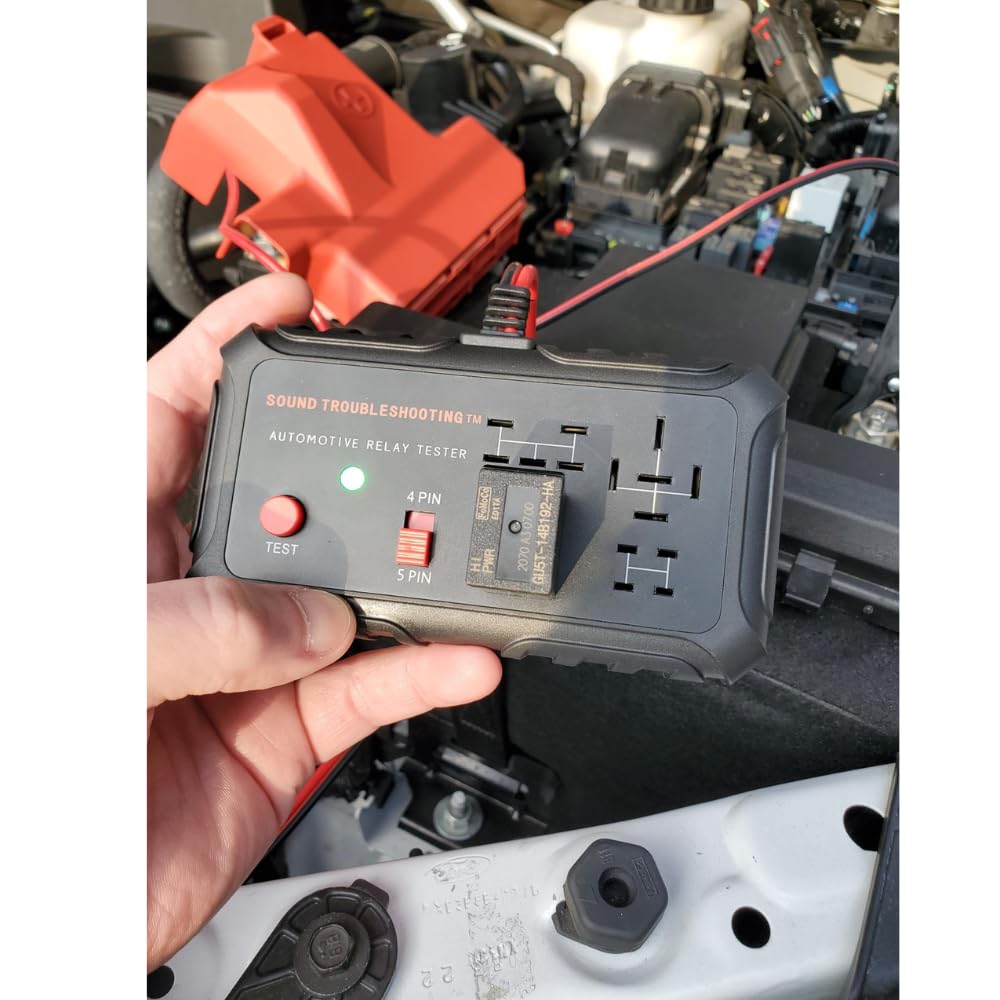Sound Troubleshooting next to a tape measure showing compact portable size benefit