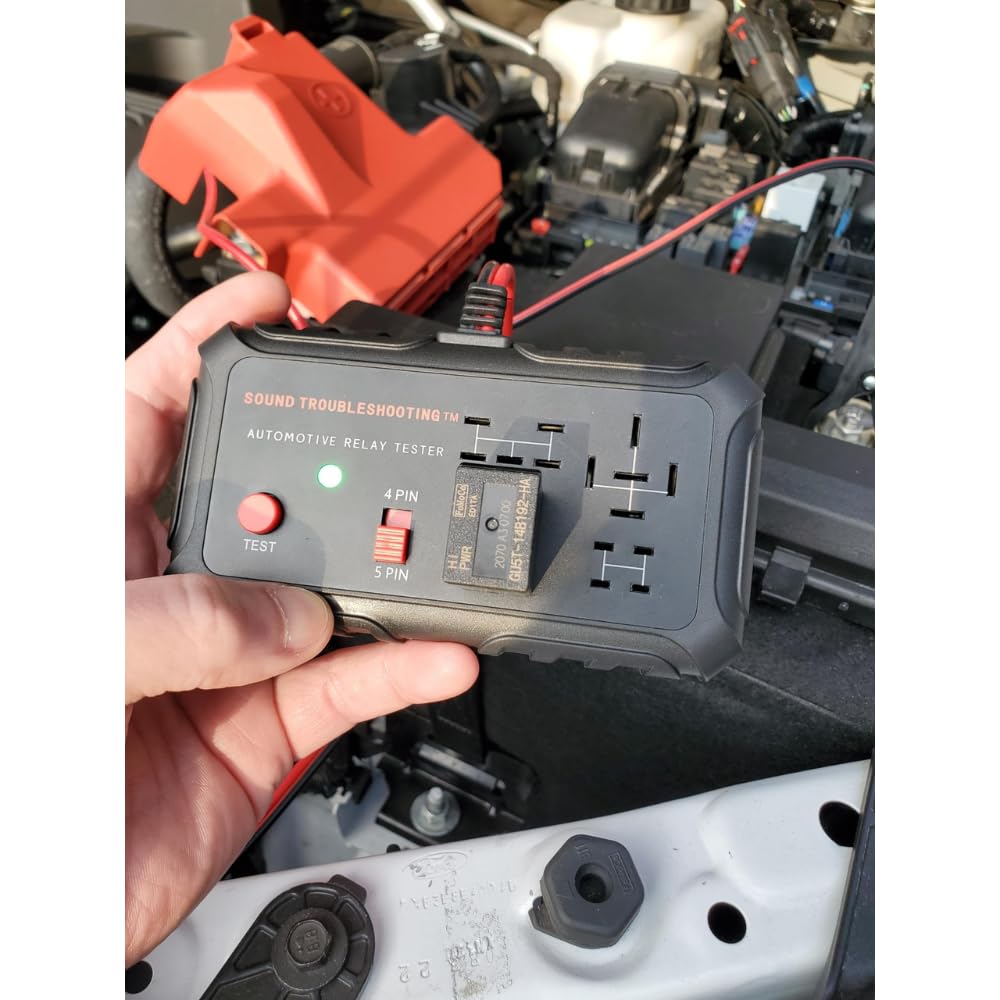 Sound Troubleshooting socket detail with 4- and 5-pin positions for versatile testing
