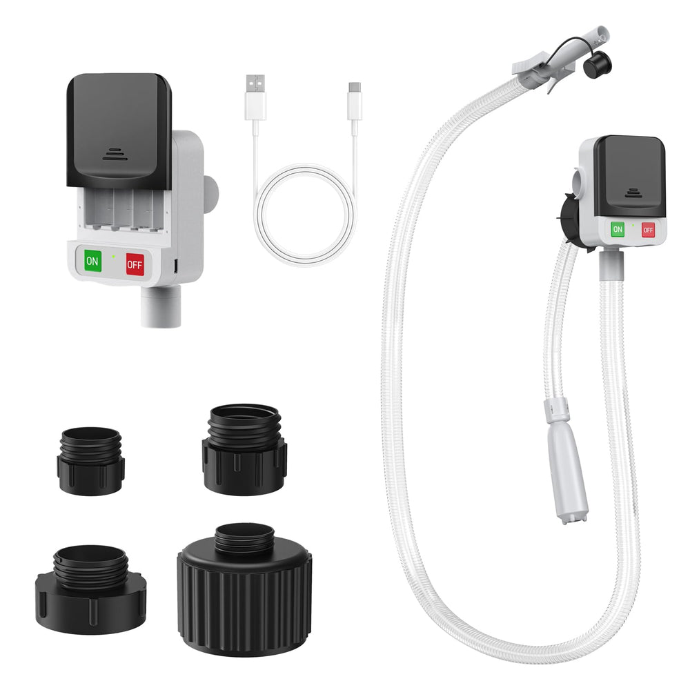 sowhat pump front view showing compact design and portability benefit