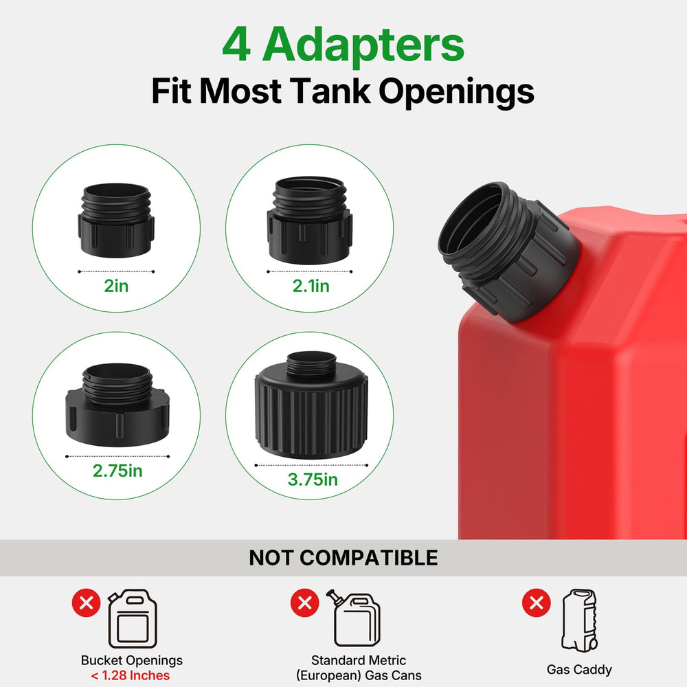 sowhat intake hose inside fuel can demonstrating secure draw efficiency