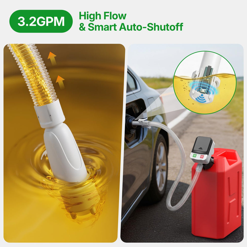 sowhat nozzle close-up showing auto-stop sensor for overflow prevention