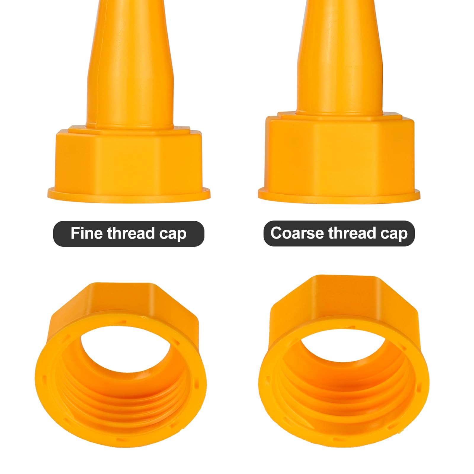 Spacemart spout beside ruler indicating scale for compatibility and sizing clarity