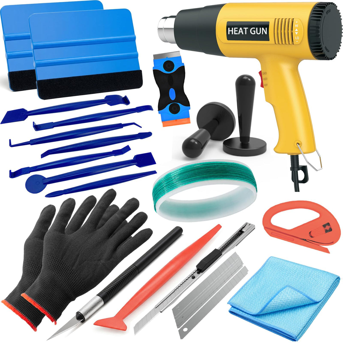 Spanno Tools kit front layout showing all included pieces and organized storage benefit