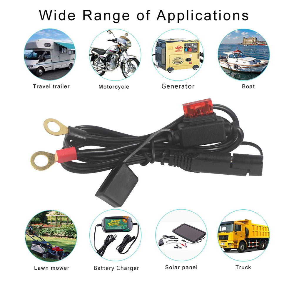 SPARKING installed on motorcycle battery providing on-demand charging access
