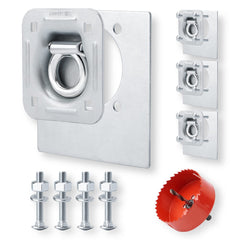 SPARKWHIZ front view of boxed 4-pack anchor kit with all components visible and ready