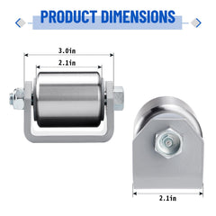 SPARKWHIZ close-up of roller surface and ball-bearing profile for smooth rotation