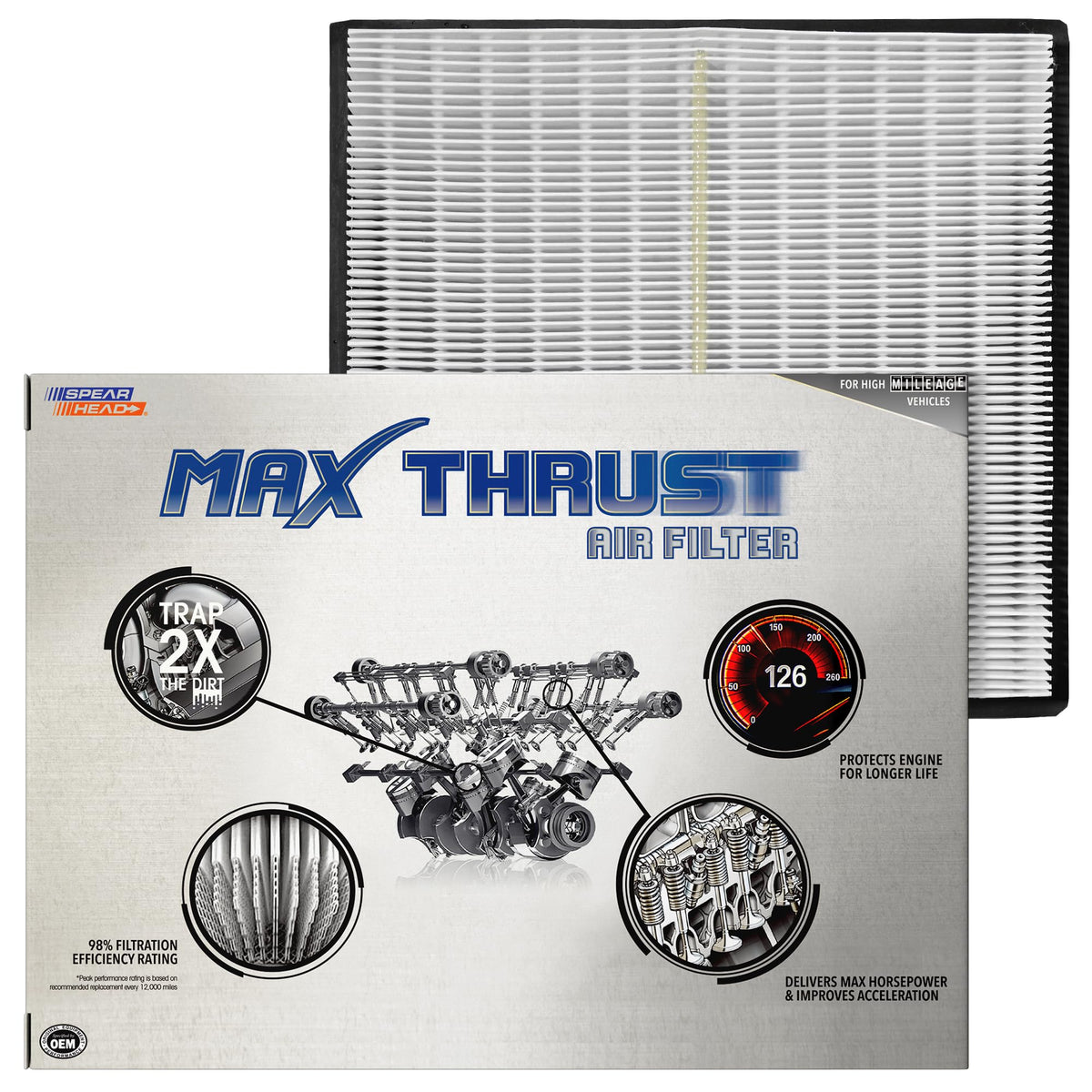 SPEARHEAD front packaging showing MT-295 and OEM-fit benefit