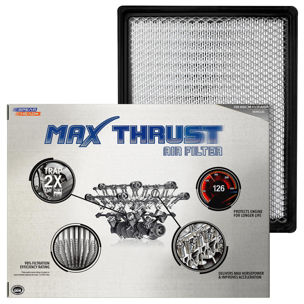 SPEARHEAD front packaging showing model MT-755A and OEM-fit benefit