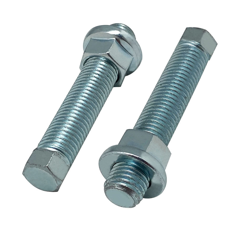 Specbolt used during motorcycle maintenance with visible shrouds and fastener replacements indicating reliability
