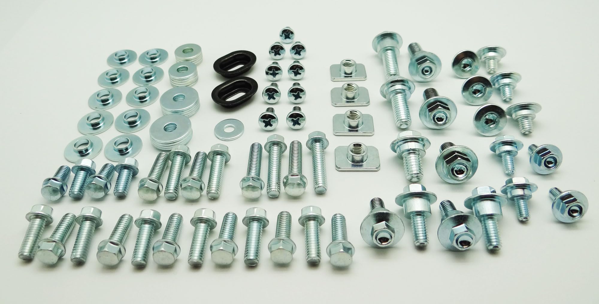 Specbolt kit front packaging showing complete 90-piece CRF fastener set and contents benefit