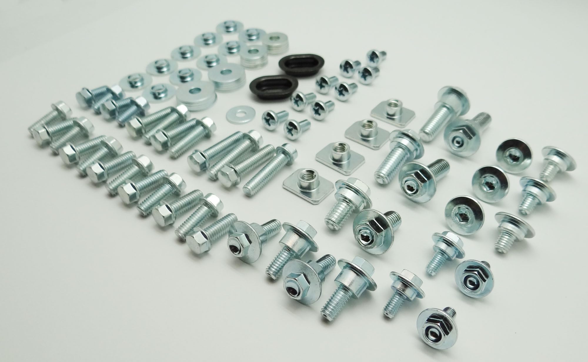 Specbolt bolts mounted on a CRF rear fender showing proper fit and restored appearance benefit