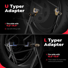 SPECSTAR adjustable fork head detail highlighting fit options for different bikes
