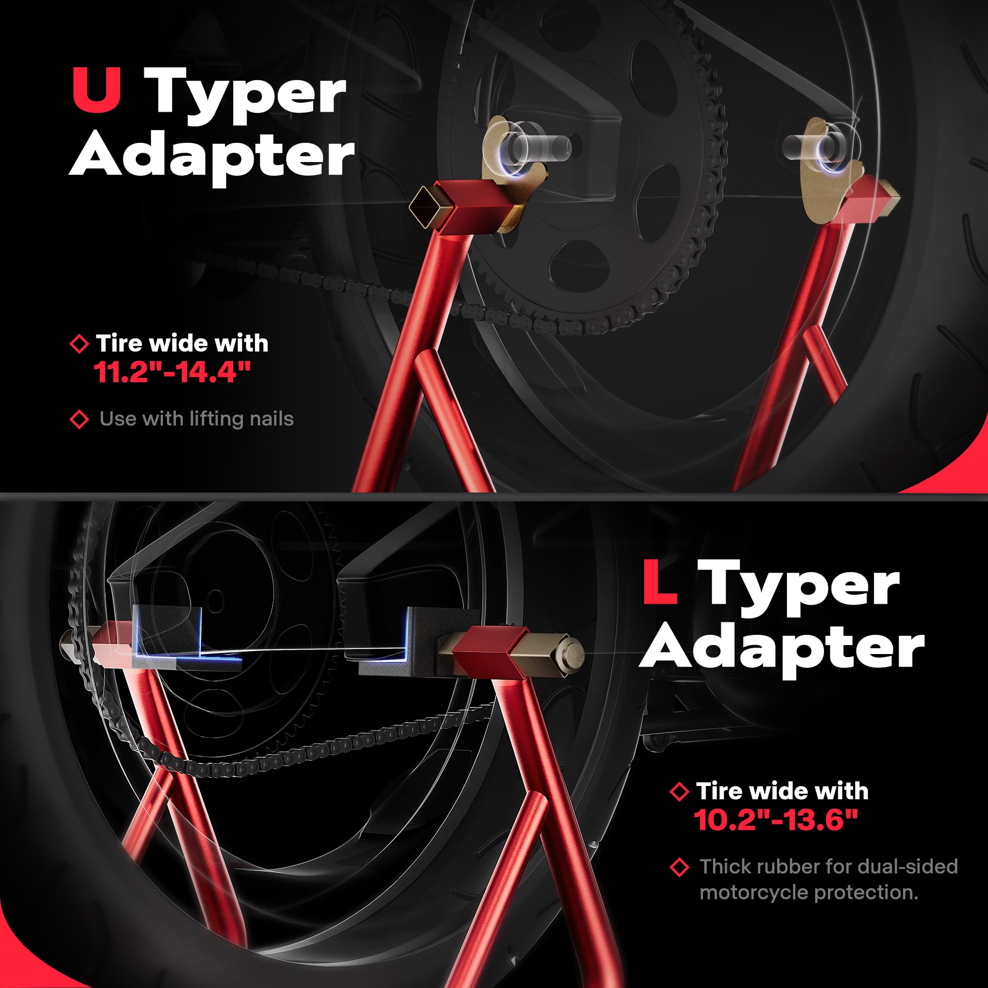 SPECSTAR caster wheel detail showing smooth rolling for easy movement