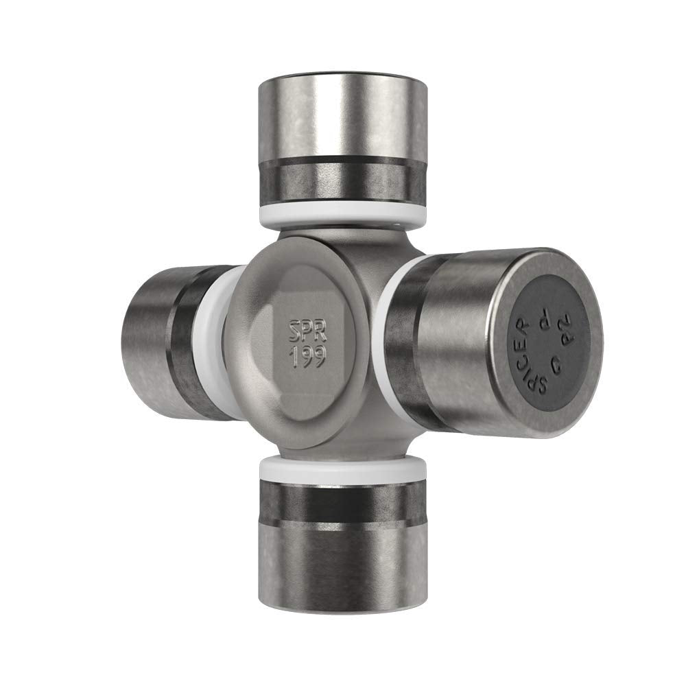 Side view of Spicer 1350 series u-joint highlighting overall shape and sealed design benefit