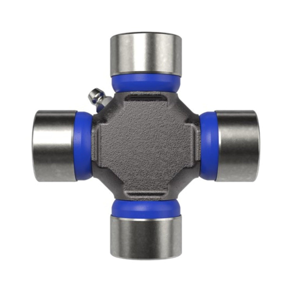 Spicer cross and bearing cup close-up highlighting durable finish