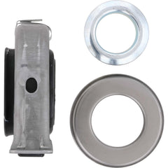Spicer bearing installed on drive shaft during vehicle repair demonstrating proper positioning