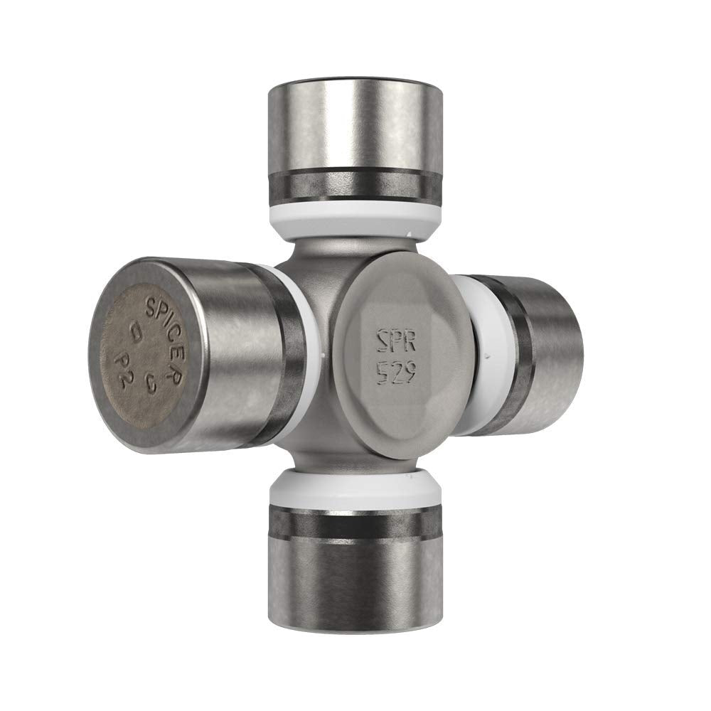 Spicer u-joint installed on drive shaft demonstrating direct replacement benefit