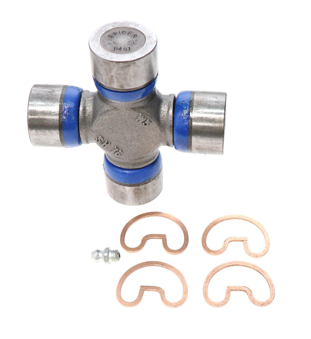 Spicer U-joint installed on a driveshaft demonstrating secure operation