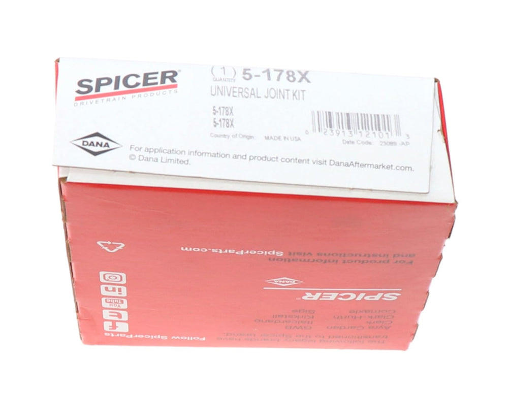 Spicer U-joint size comparison with ruler showing correct 3.625 inch span