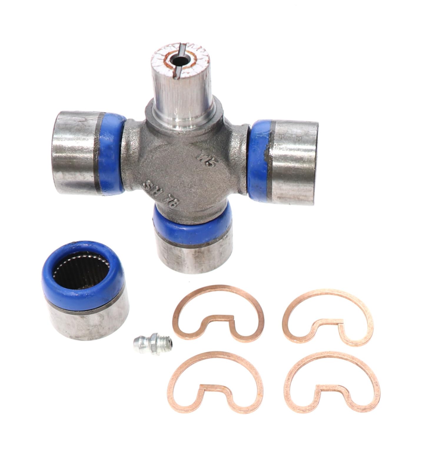 Spicer greaseable U-joint close-up of grease nipple for easier maintenance